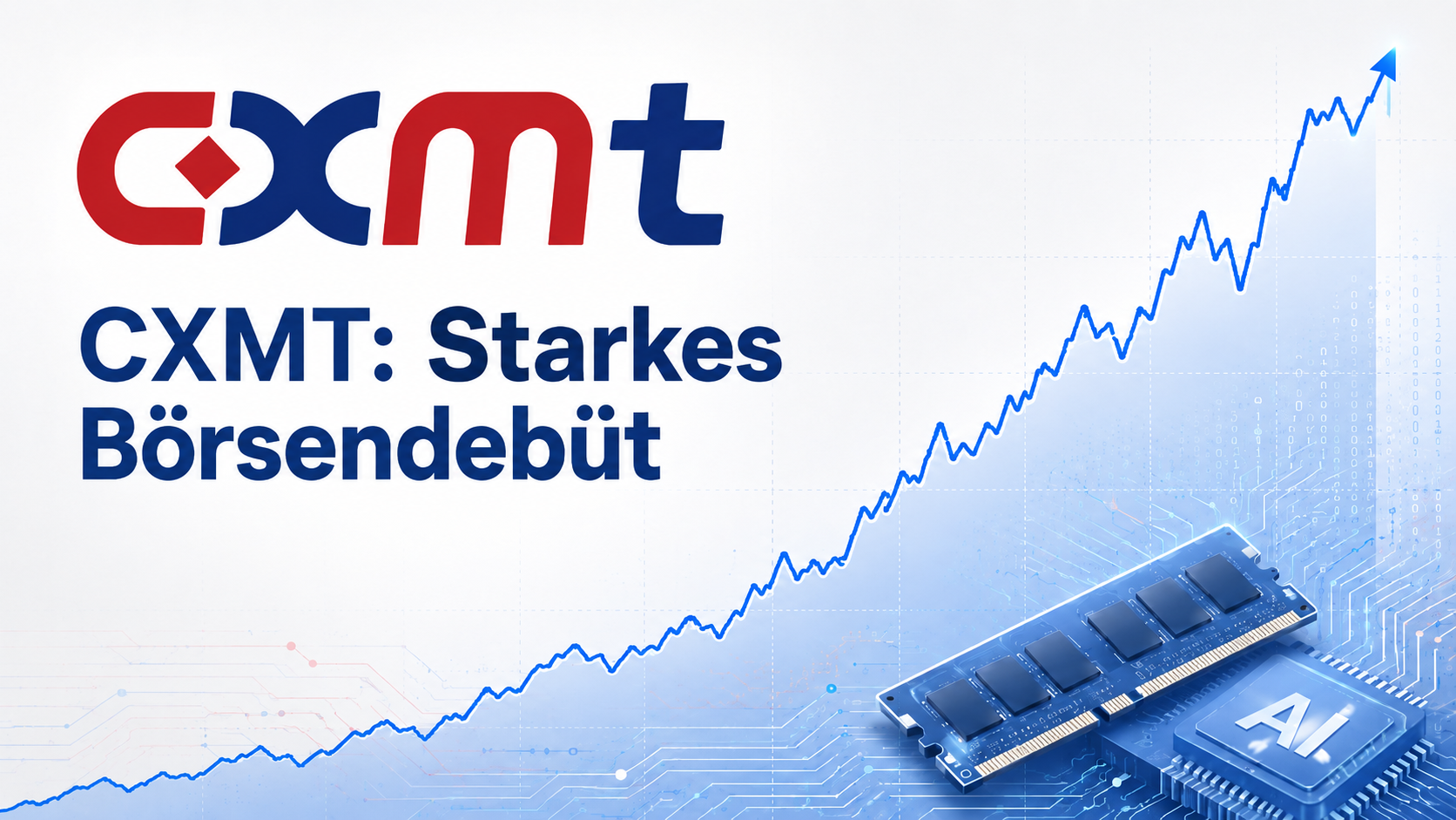 CXMT gelingt starkes Börsendebüt – KI-Boom treibt Nachfrage nach Speicherchips