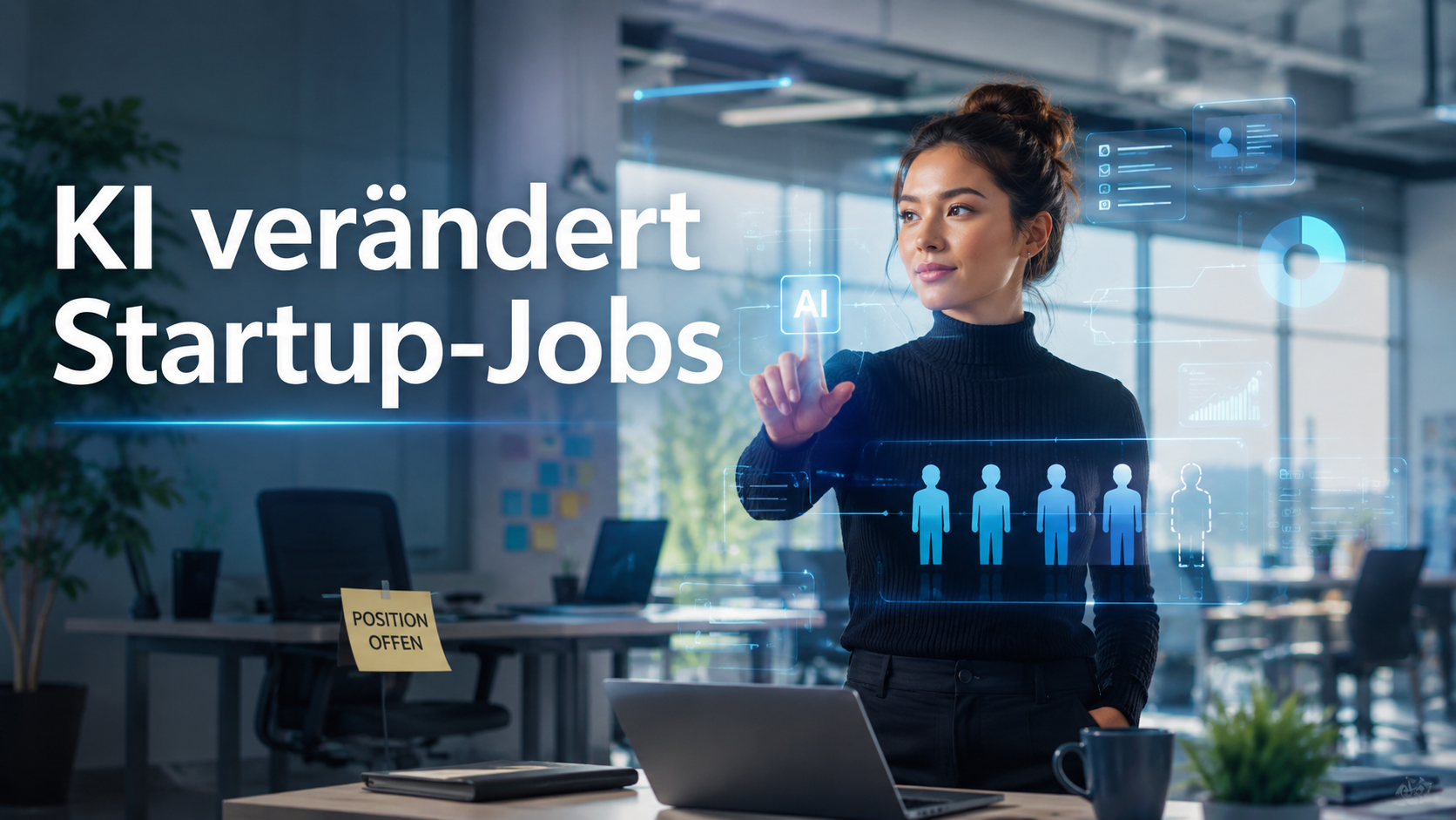 KI verändert Startup-Jobs: Jedes vierte Startup verzichtet auf Neueinstellungen