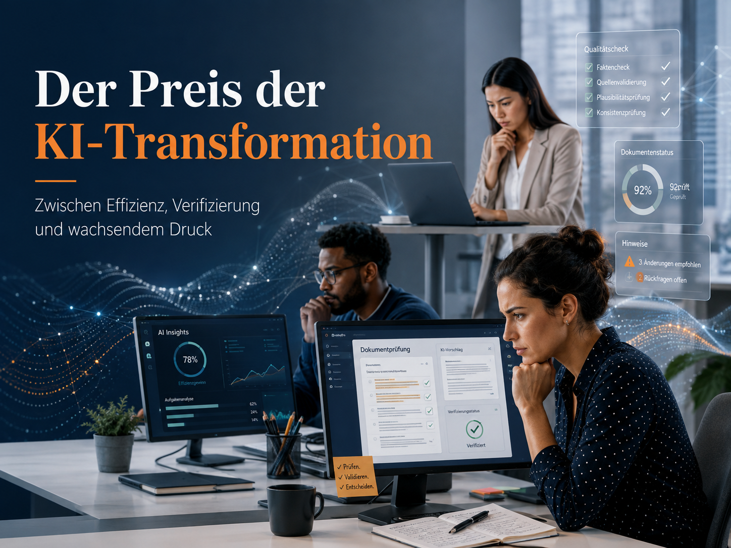 Der Preis der KI-Transformation: Beschäftigte unter Druck